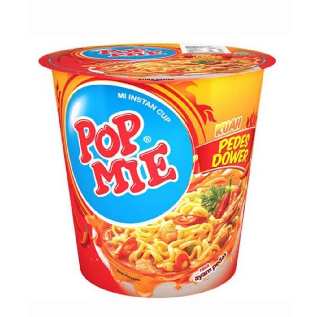 Pop Mie Rasa Kuah Pedes Dower