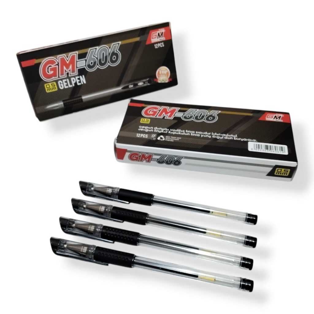 

AS888 - Pulpen Gel Gm-660 Murah Berkualitas Warna Hitam 1 Pcs