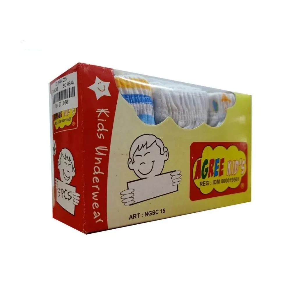 1PAK CELANA DALAM AGREE KIDS NGS C15 (isi 3motif)//CELANA DALAM ANAK LAKI-LAKI | CD Agree Anak | Agr