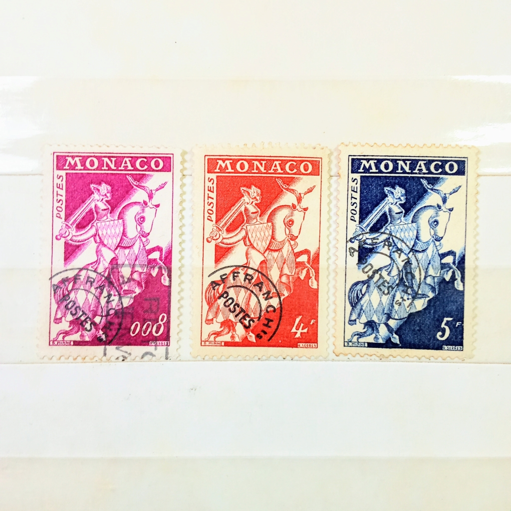

Prangko Koleksi Filateli Monako 1954 Seal of Prince Rainier III