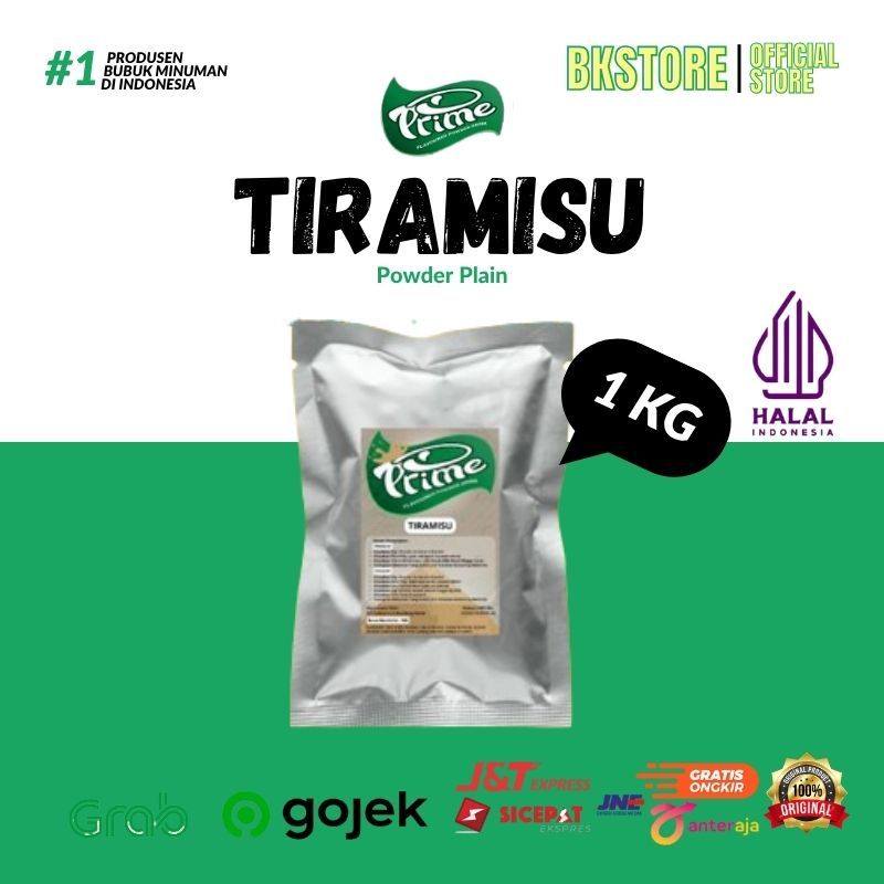 

Powder Prime Rasa Tiramisu / Bubuk Minuman Tanpa Gula 1 Kg - TIRAMISU / Powder Drink Prime Tiramisu / Bubuk Minuman Tiramisu 1kg / powder drink tiramisu premium plain tanpa gula