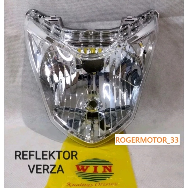 REFLEKTOR LAMPU DEPAN KOMPLIT VERZA 150 MERK WIN