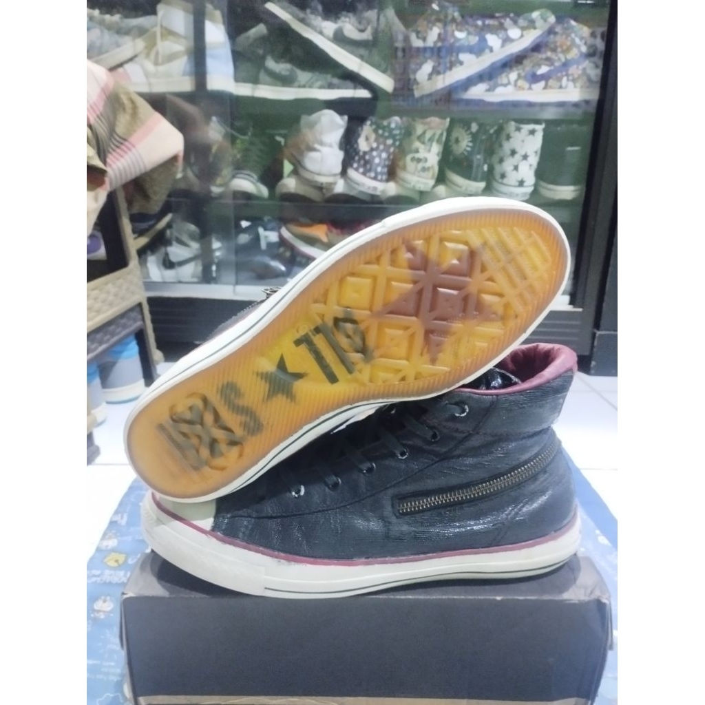 CONVERSE JOHN VARVATOS BLACK ZIPP