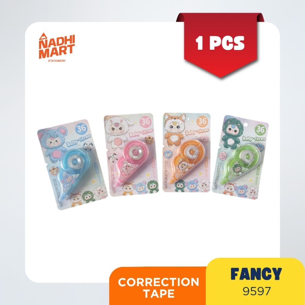 

CORRECTION TAPE 9608 MOTIF LUCU BABY THREE 36M