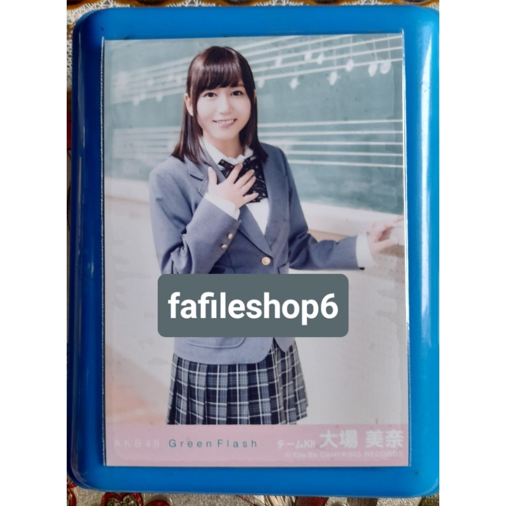 Photopack PP Photo SKE48 Oba Mina AKB48 Kojima Mako HKT48 Tashima Meru AKB48 Green Flash coupling Se