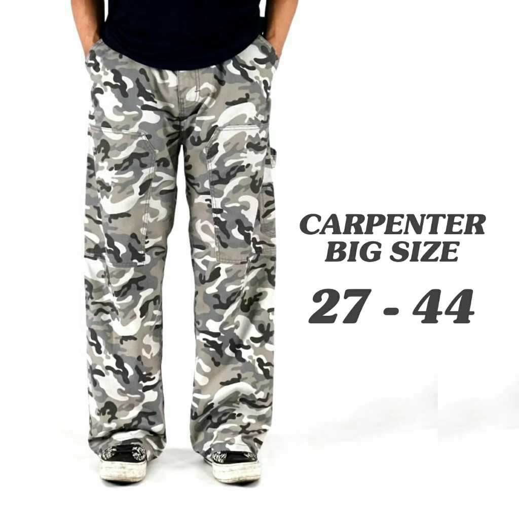 CARPENTER PANTS - Celana loreng loose fit gombrang pria baggy pants wide leg oversize / celana carpe