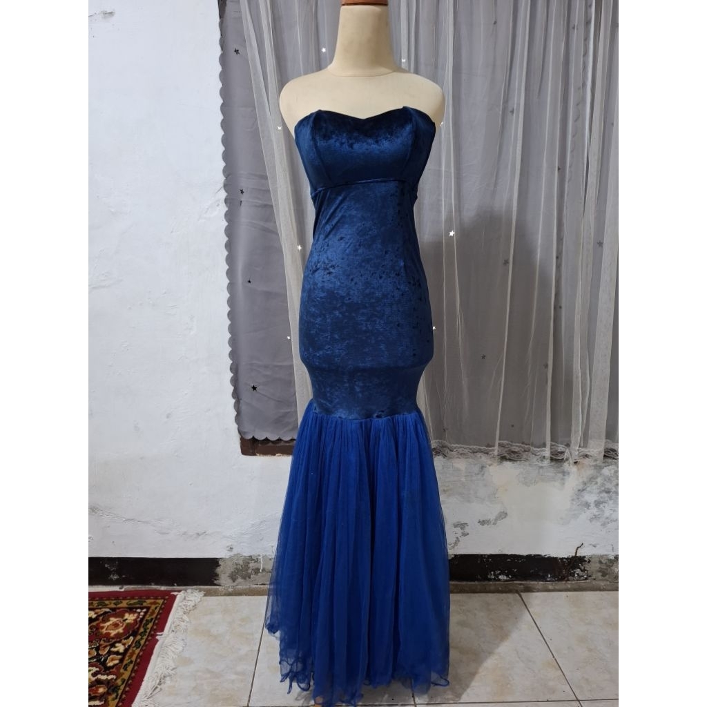 PRELOVED LONGDRESS DUYUNG BLUDRU