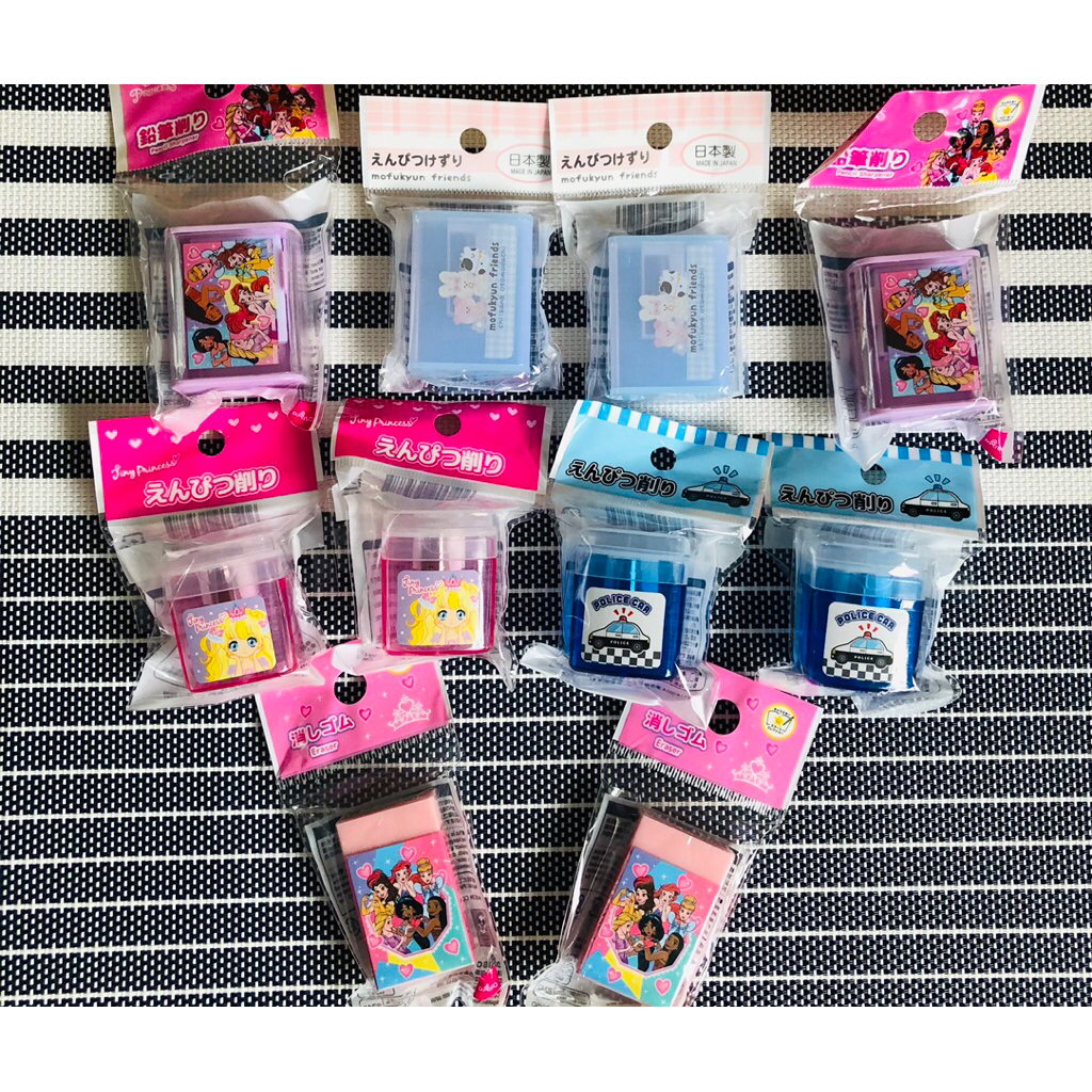 

sanrio character princess police car pencil sharpener rautan pensil penghapus original japan