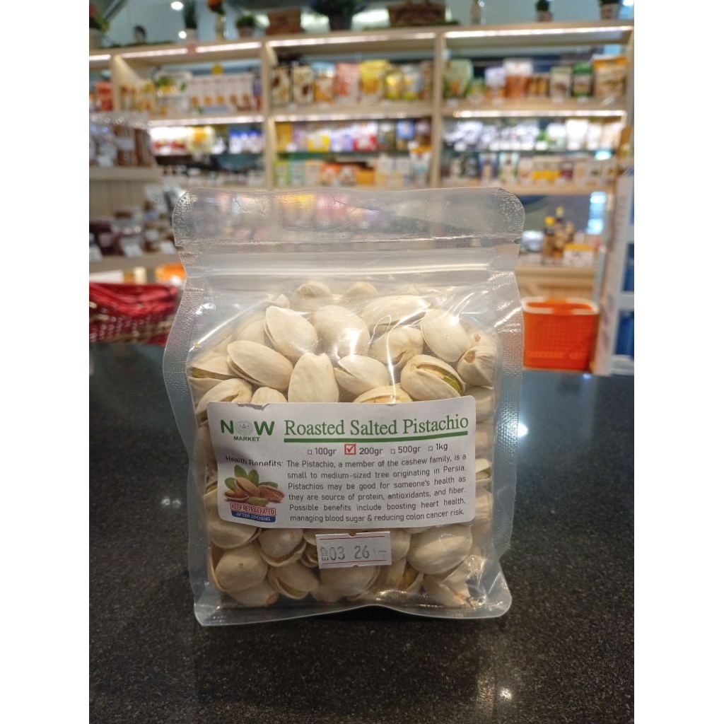 

Roasted Salted Pistachio by NOW 200g
