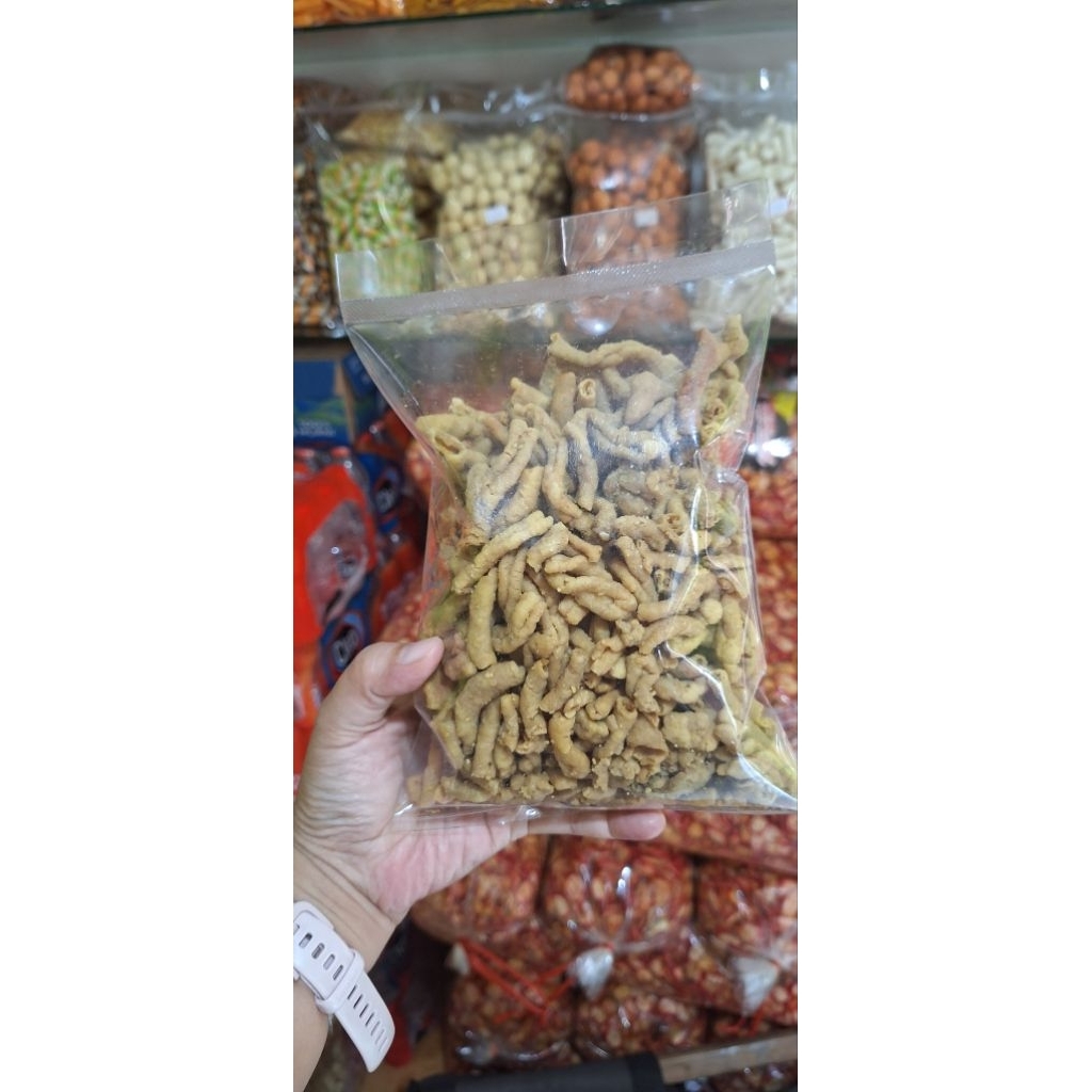 

Kripik usus gurih Renyah 250gram