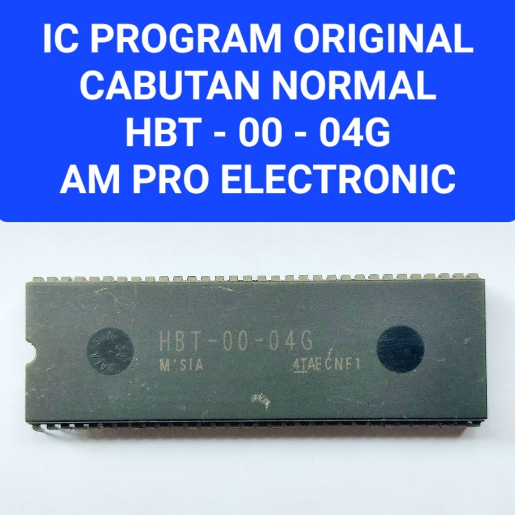 Ic Chroma HBT - 00 - 04G Normal Cabutan Ic Program hbt - 00 - 04g Original