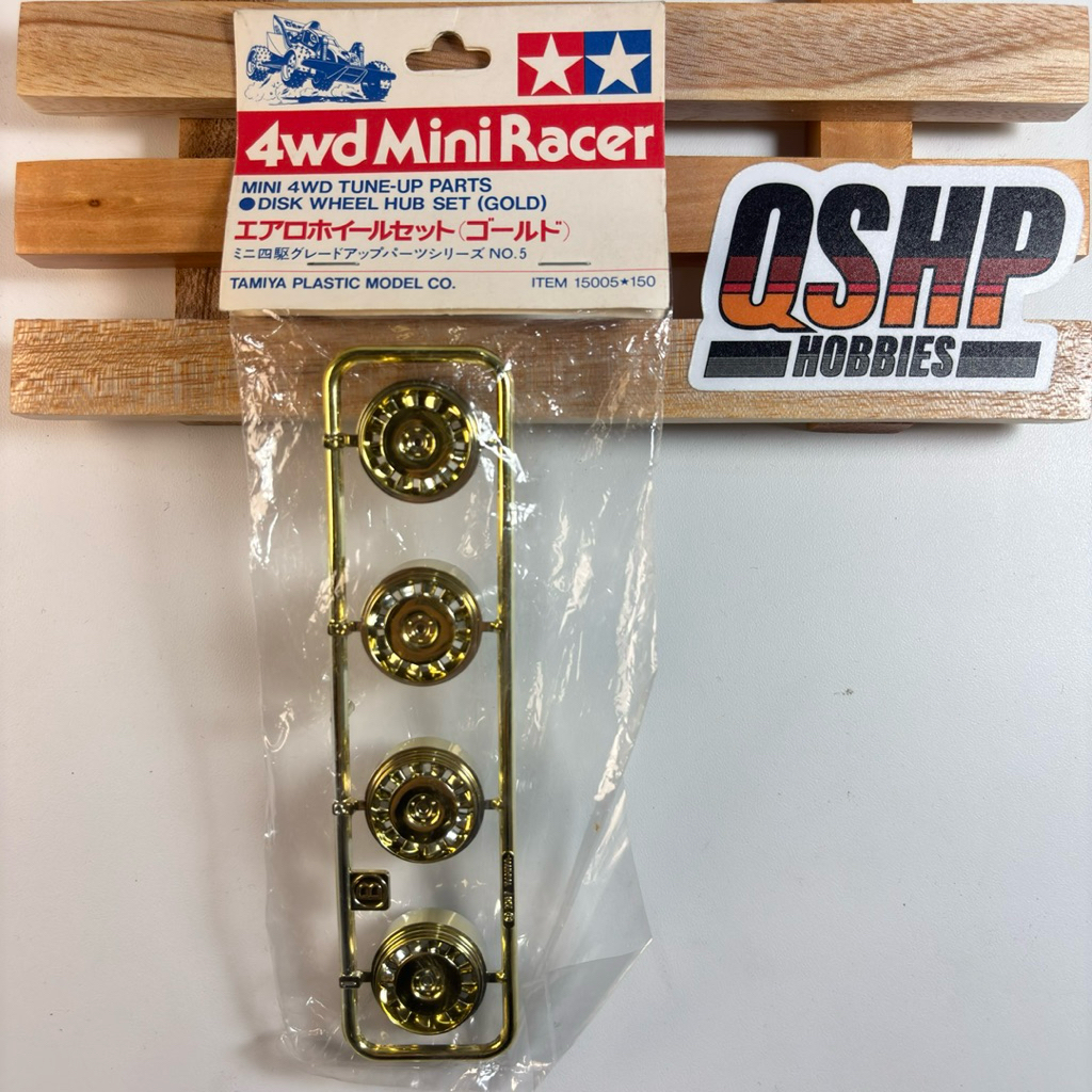 Tamiya 15005 - Disk Wheel Hub Set (Gold)