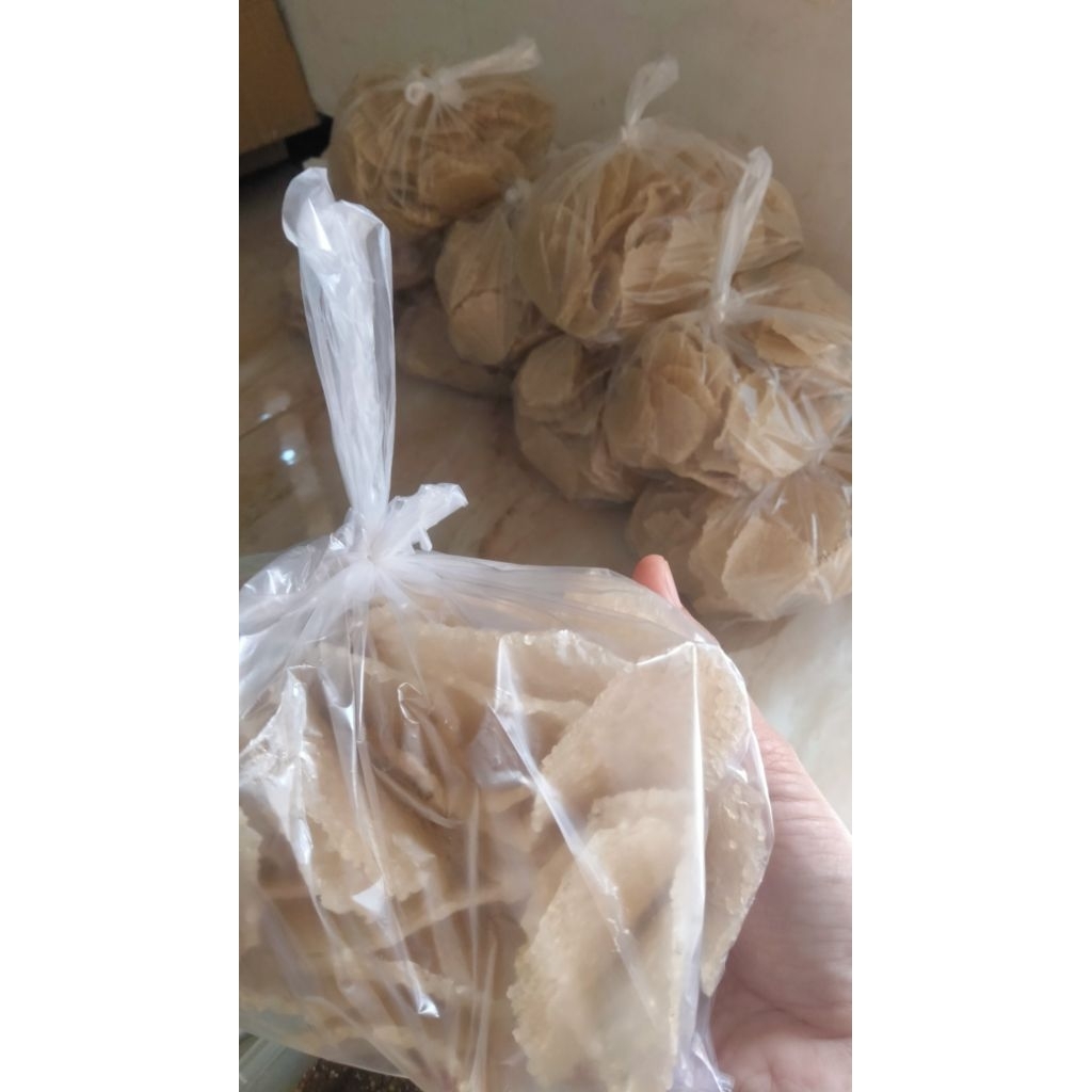 

Kerupuk nasi / krupuk puli 100% beras asli