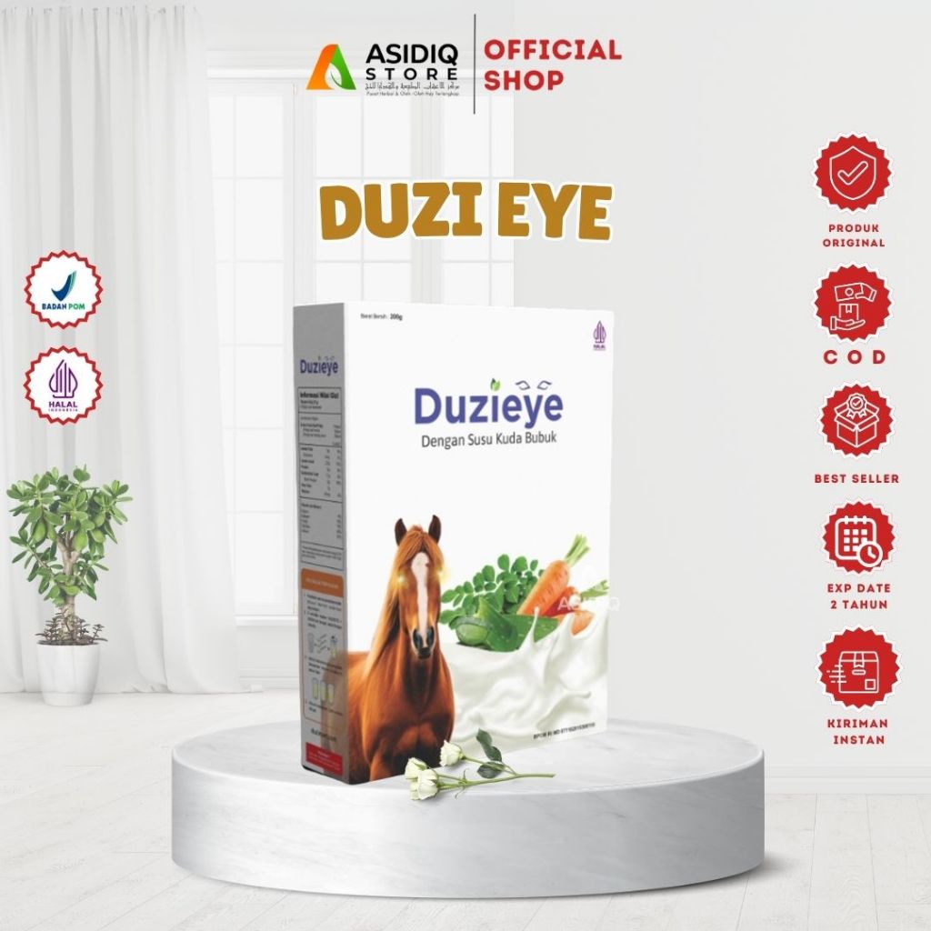 

DUZI EYE I Susu Kuda Bubuk Herbal Alami Mengatasi Masalah Mata Katarak Mata Minus Berair & Silinder