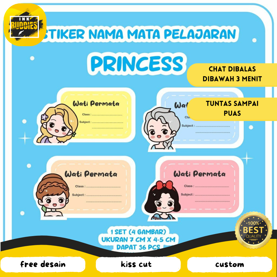 

Stiker Lebel MATA PELAJARAN SEKOLAH - untuk buku tulis murah