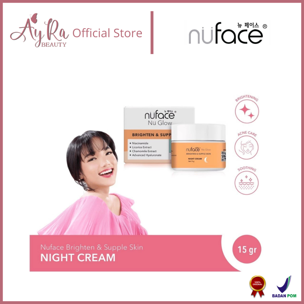 AyRa Beauty - Nuface Nu Glow Brighten & Supple Skin Night Cream