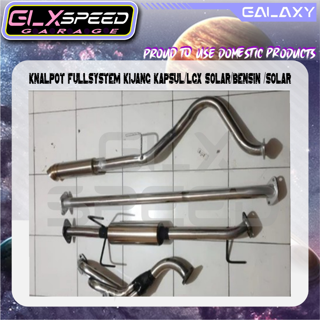 KNALPOT FULLSYSTEM KIJANG KAPSUL/LGX SOLAR/BENSIN - SOLAR