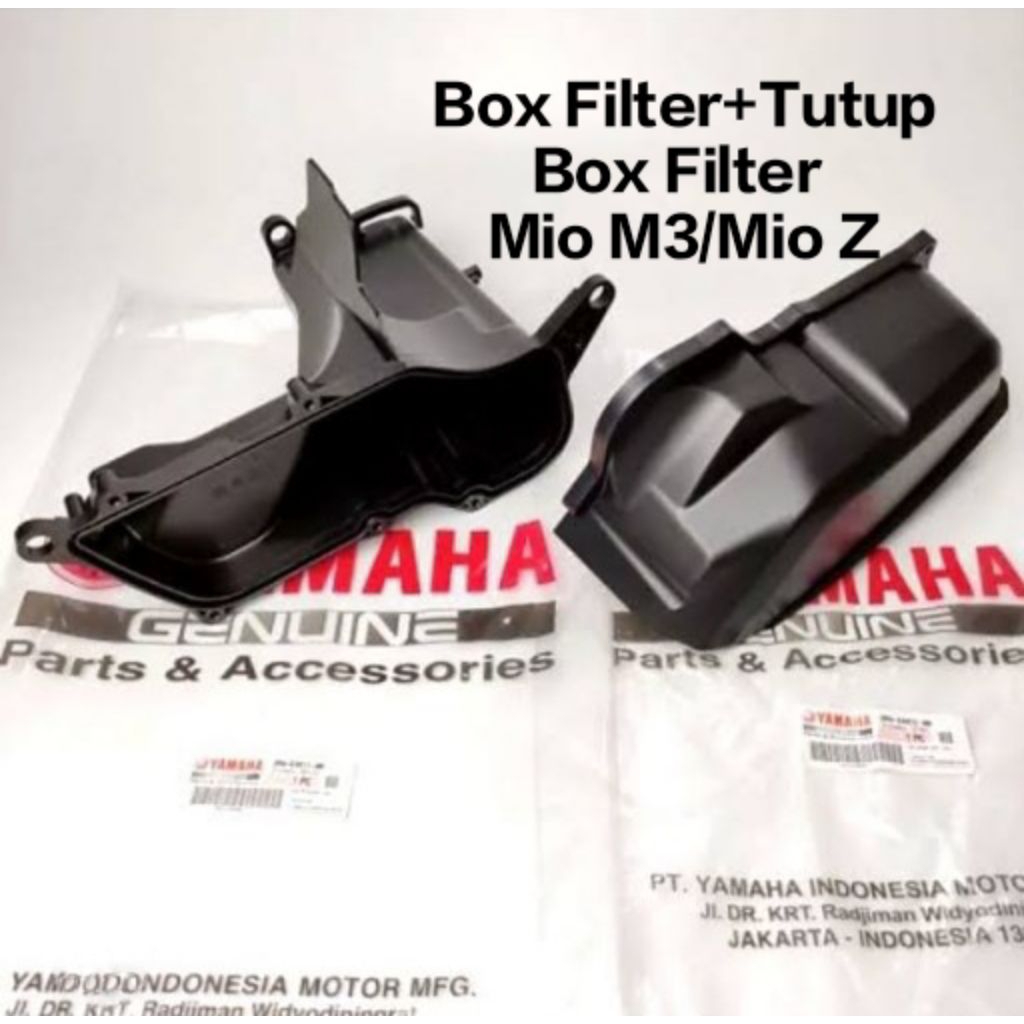Box Filter+Tutup Box Filter 1 Set Motor Yamaha Mio M3/Mio Z/Mio Soul GT 125 Kwalitas Terjamin Origin