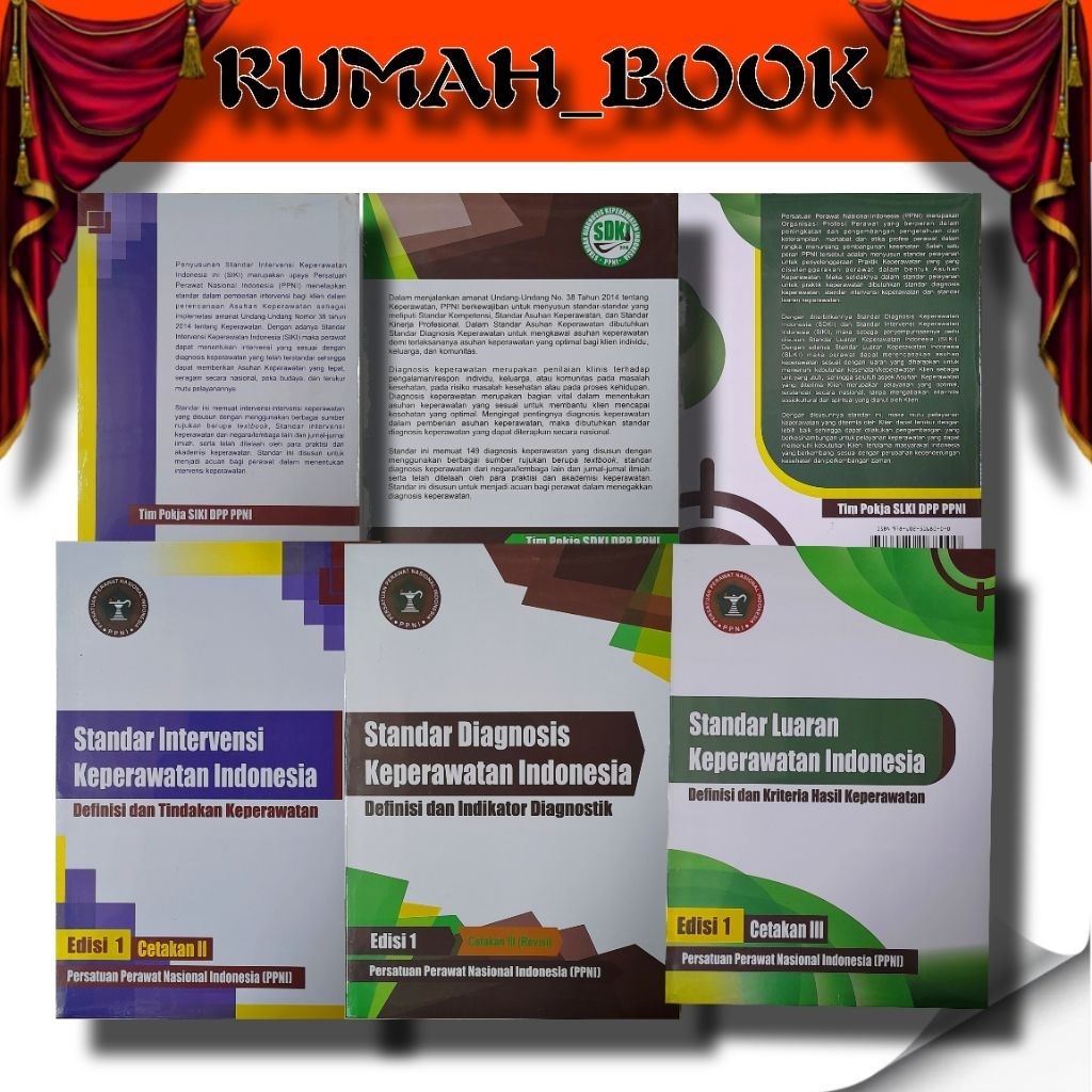PAKET BUKU SIKI, SDKI, SLKI HARGA SUDAH SEPAKET