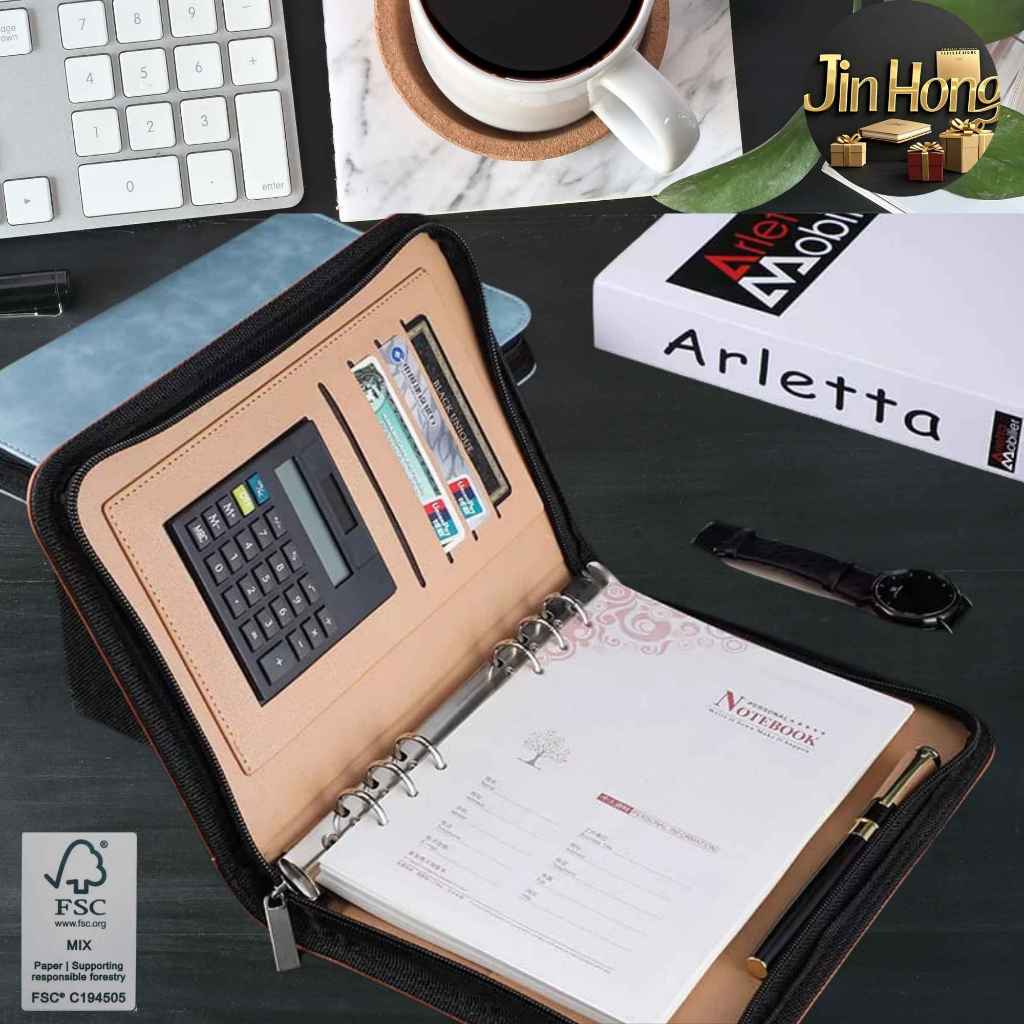 

Buku Agenda Binder Note Book Cover Klip Cover Bahan Kulit Jurnal Garis A5 Notebook Diary Book Blinder Cover Polos Bisa Custom
