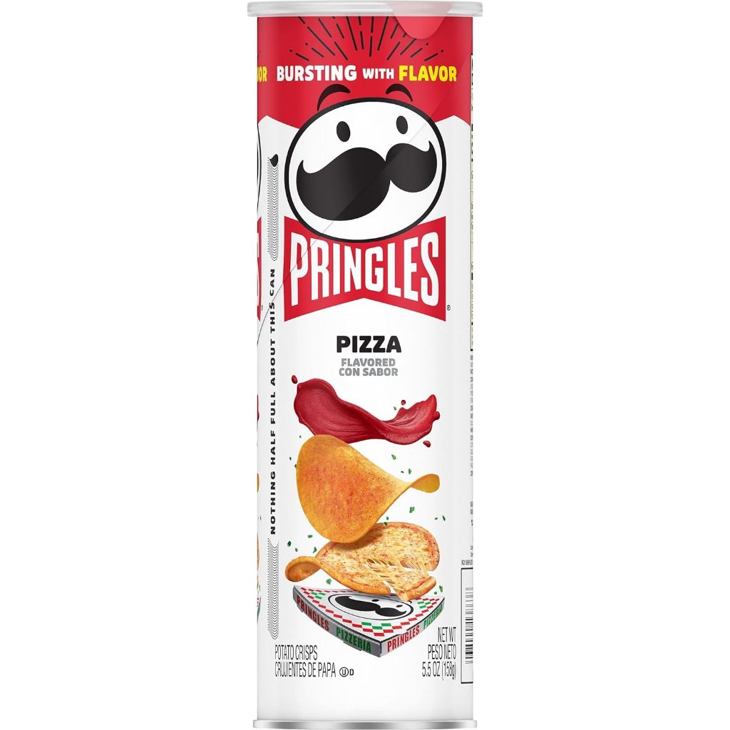 

JUMBO SIZE PRINGLES PIZZA POTATO CHIPS 158GRAM USA