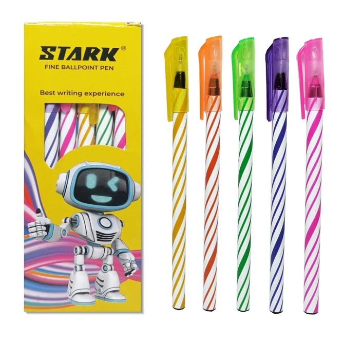 

Pulpen Lilin STARK ST-9106 (Isi 12 pcs) | Pen Ulir / Ballpoint / Pen Lilin Murah (Isi 12 pcs)