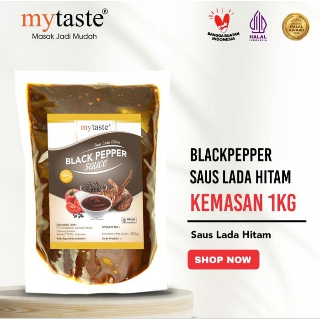 

My Taste Saos Black paper 500gr