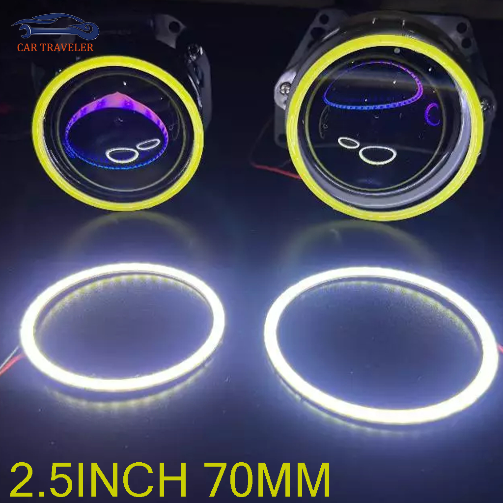 RING COB / AE COB ANGEL EYES 80MM 70 MM 2,5 / 3 INCHI PNP WHITE CRYSTAL HIGH QUALITY RING BILED PROJ