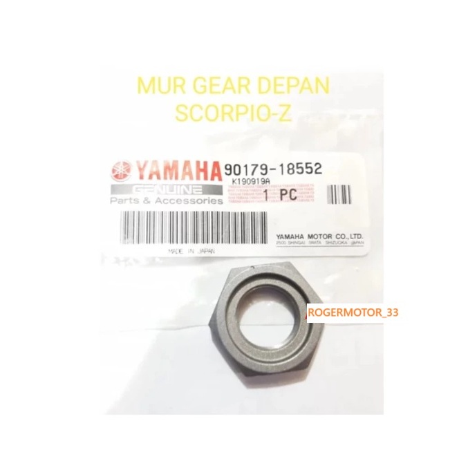 MUR NUT GEAR GIR GIGI TARIK DEPAN SCORPIO Z ORIGINAL 90179-18552
