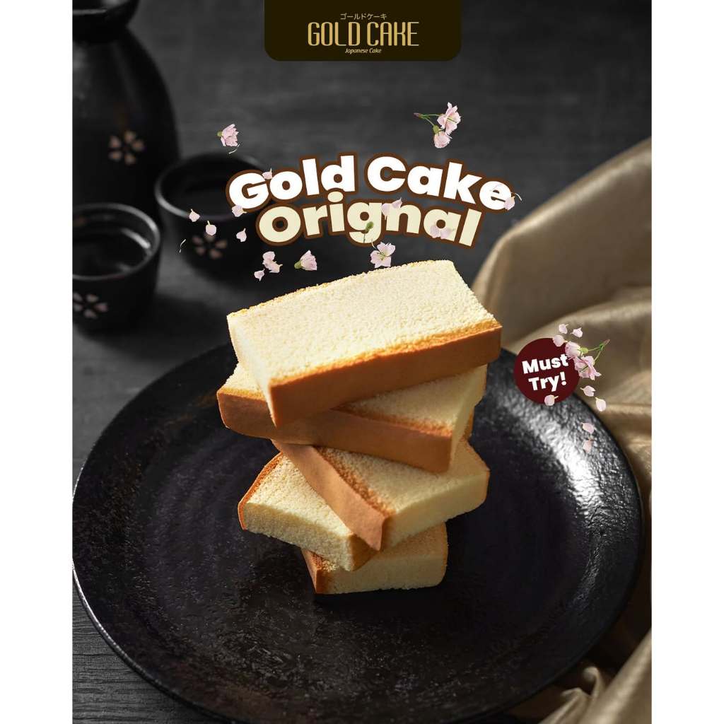 

RIOUS Gold Cake - Kue Lembut Ala Jepang Original Mini 200g 9 Slice Oleh-Oleh - Kheiza Frozen Snack