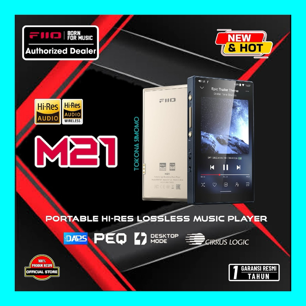 Fiio M21 Portable High Resolution Digital Audio Player / DAP