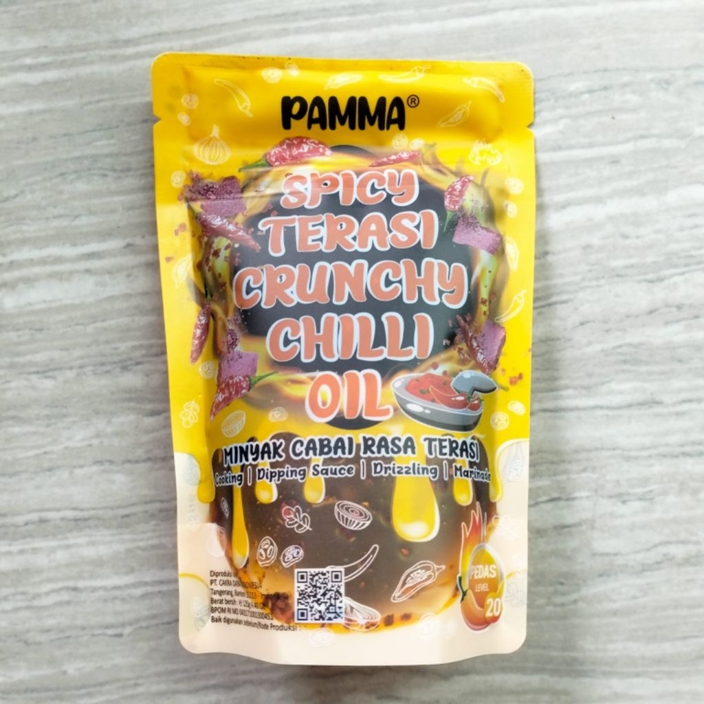 

PAMMA Chilli Oil SPICY TERASI LV 20 125g/Minyak Cabai