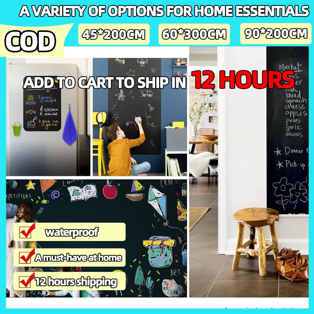 

【Hanya hari ini】Stiker Papan Tulis Anti Gores Ukuran Customizable Cocok Untuk Presentasi Kantor Harga Murah