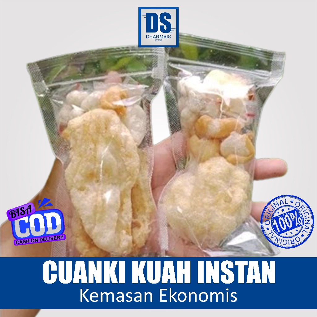 

DHARMAIS STORE - CUANKI KUAH BATAGOR KUAH INSTAN KEMASAN EKONOMIS MURAH ENAK DAN GURIH