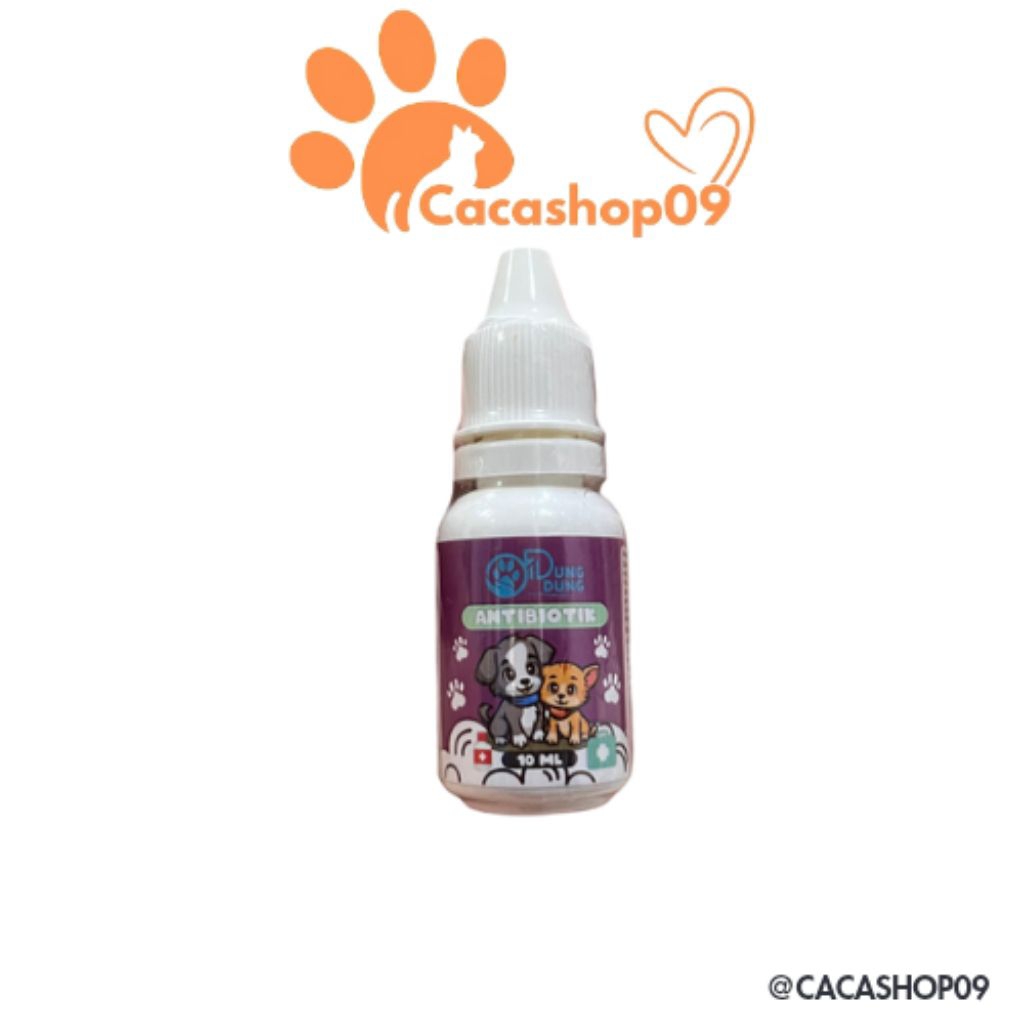 DUNGDUNG Obat Antibiotik Kucing & Anjing 10ml