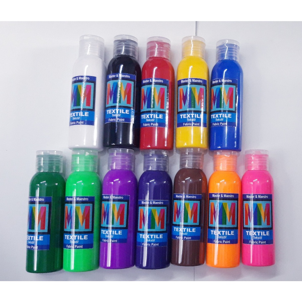 

KODE Q73Y Cat Textile MM Harga Perbotol Ukuran 1ml Lukis Tekstil Kain Kualitas Tinggi Tentur Tidak Kaku