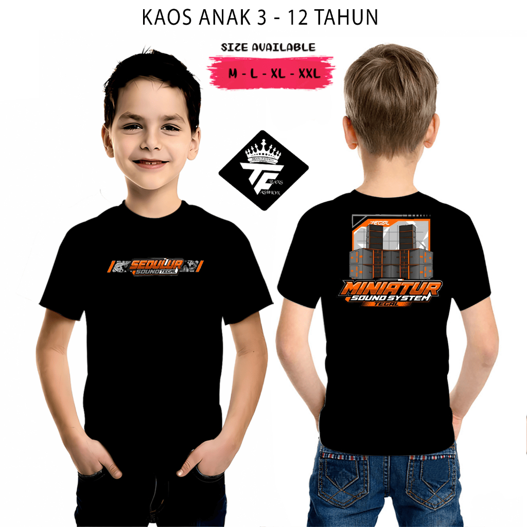 Kaos Anak SOUND TEGAL KAOS SOYUND SYISTEM SOUMD HOREG Tshirt pria wanita  keren kaos unisex  2025 bi