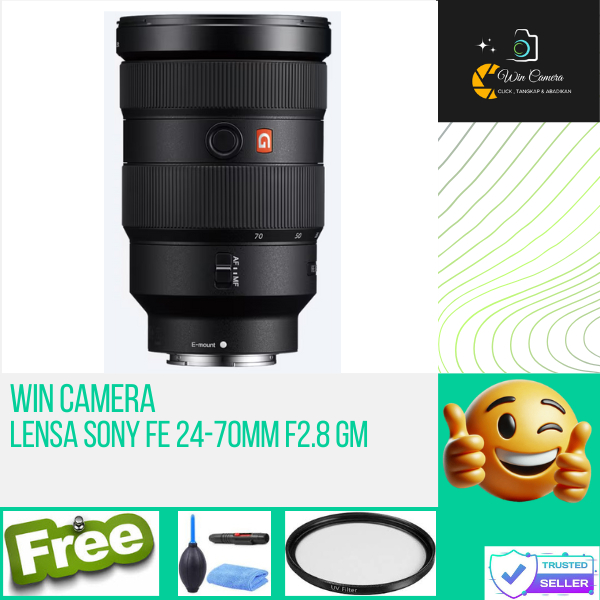 Lensa Sony FE 24-70mm f2.8 GM / Lensa Kamera Sony / Lensa Camera Sony / Lens Kamera Sony / Lens Came