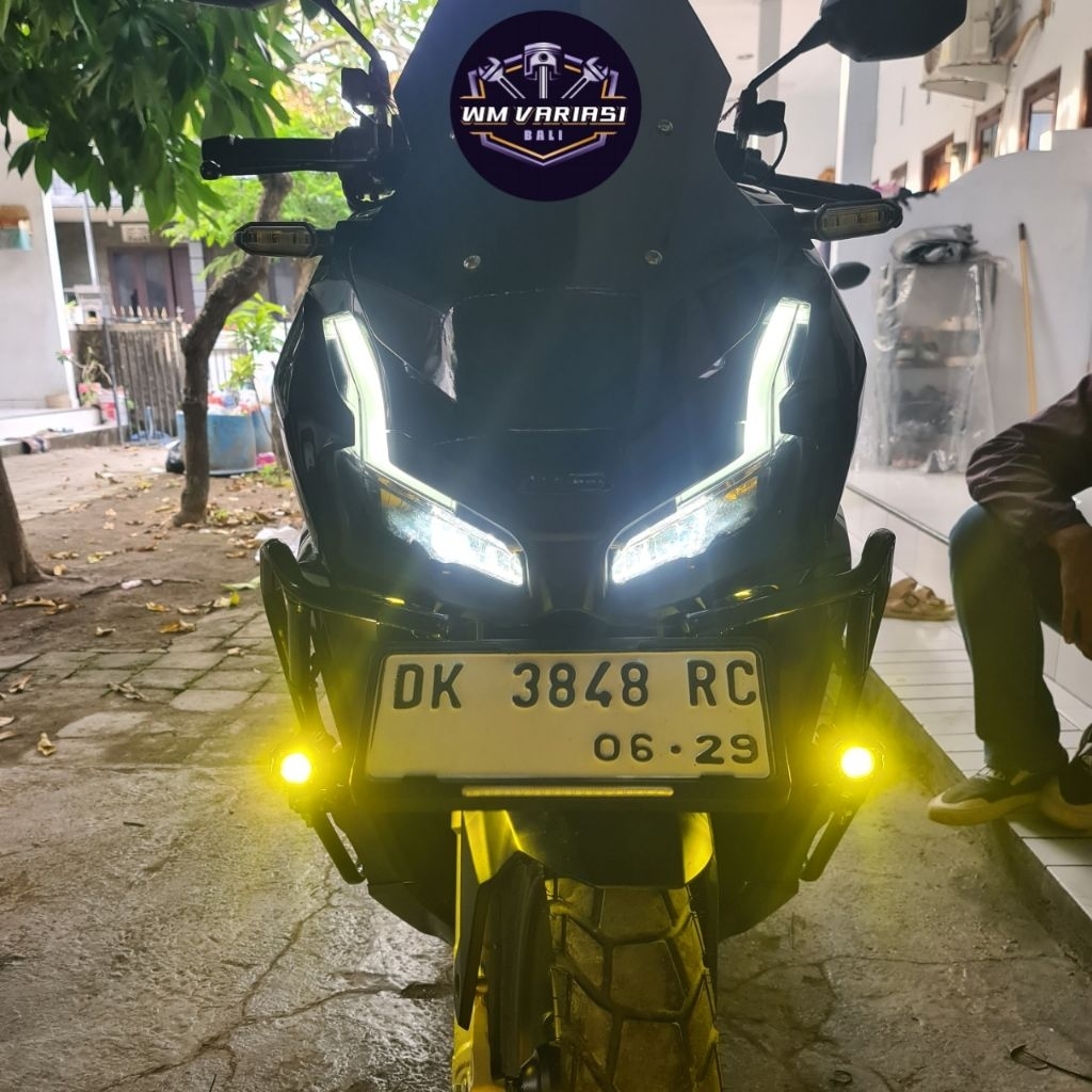 Paket Lampu Tembak ADV 150 160 ADV150 ADV160 BULLAES 30 Watt Original AES Baru Honda Matic Jaminan T