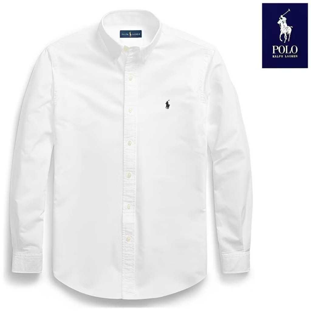 kemeja polo Ralph lauren lengan panjang//kemeja pria kantoran
