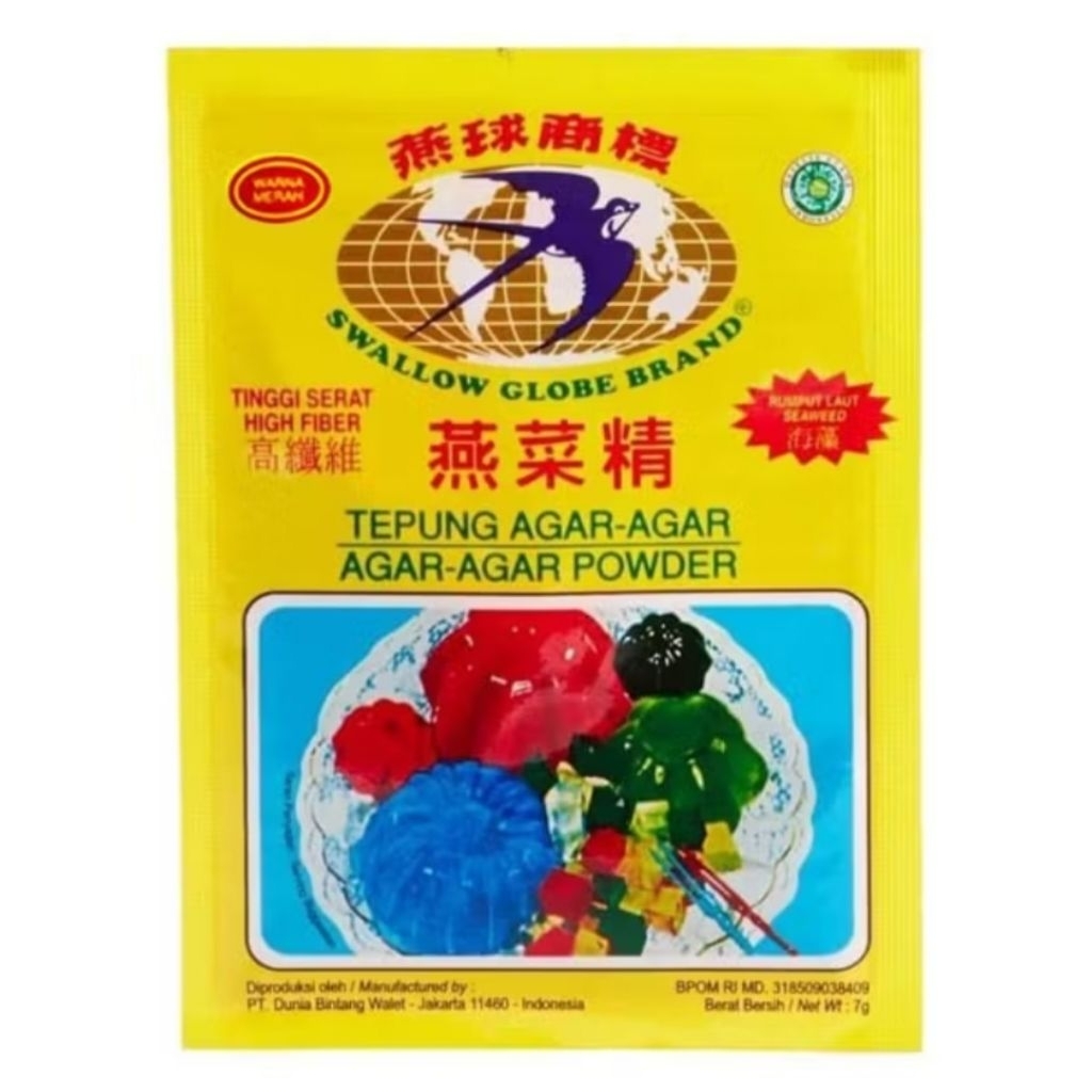 

AGAR SWALLOW MERAH DUS (24X12X7g)