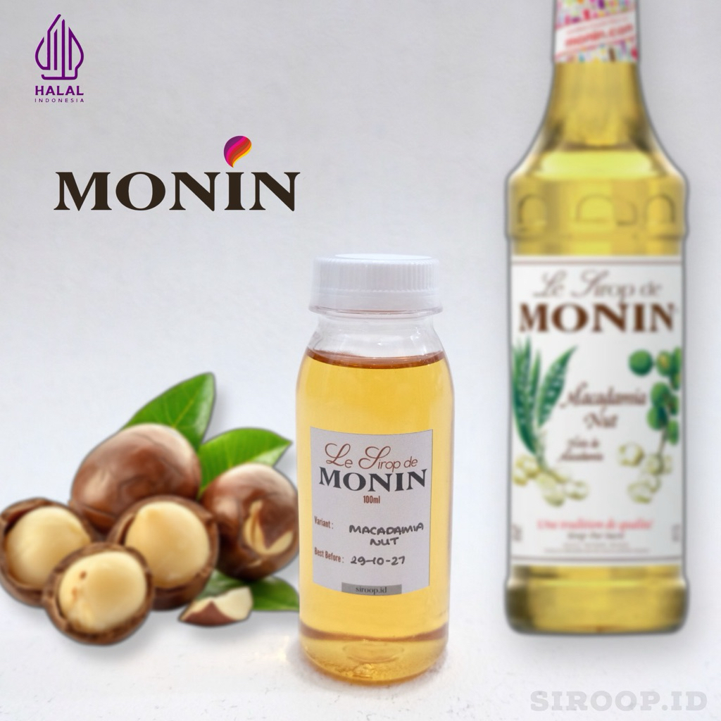 

Monin Macadamia Nut Syrup Flavour Repack 30ml 75ml 100ml