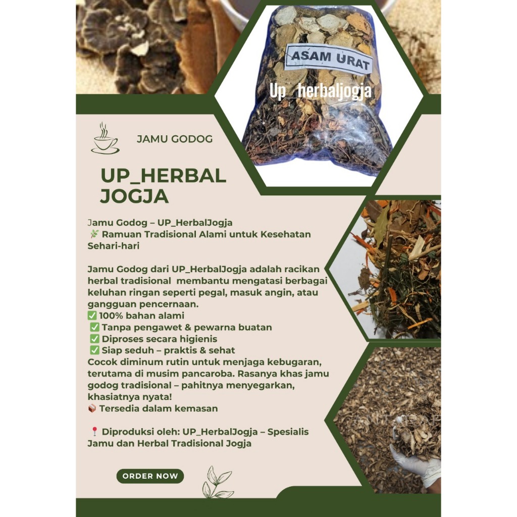 

JAMU GODOG, JAMU HERBAL, PAHITAN ASAM URAT