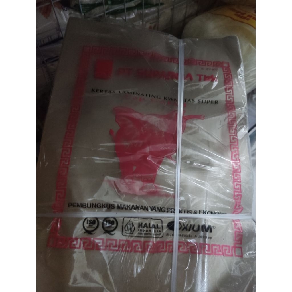 kertas nasi gajah merah