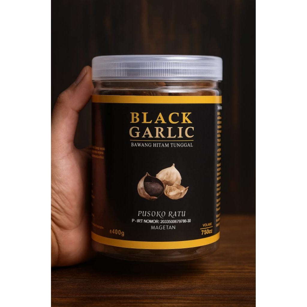 

Bawang Tunggal Hitam (Blackgarlic) Reguler