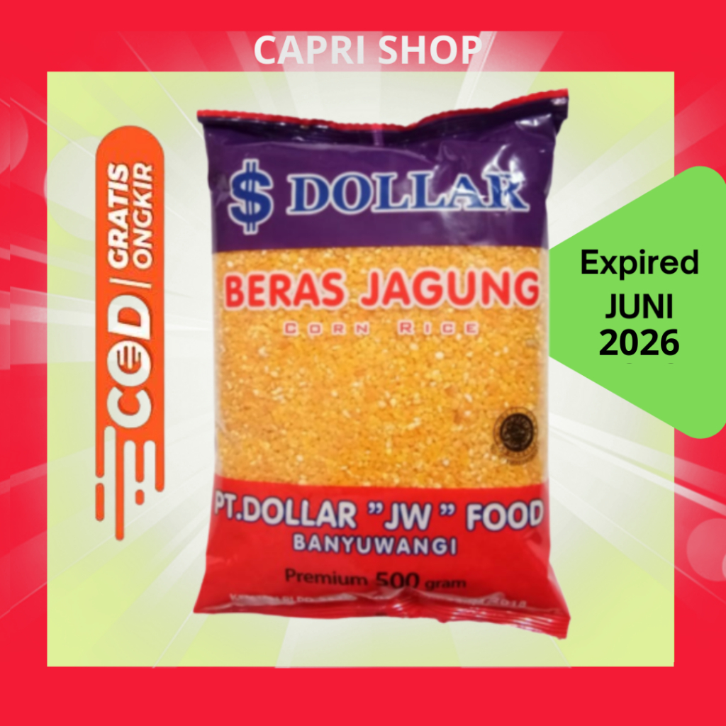 

Beras Jagung DOLLAR Tinggi Serat 500 gram