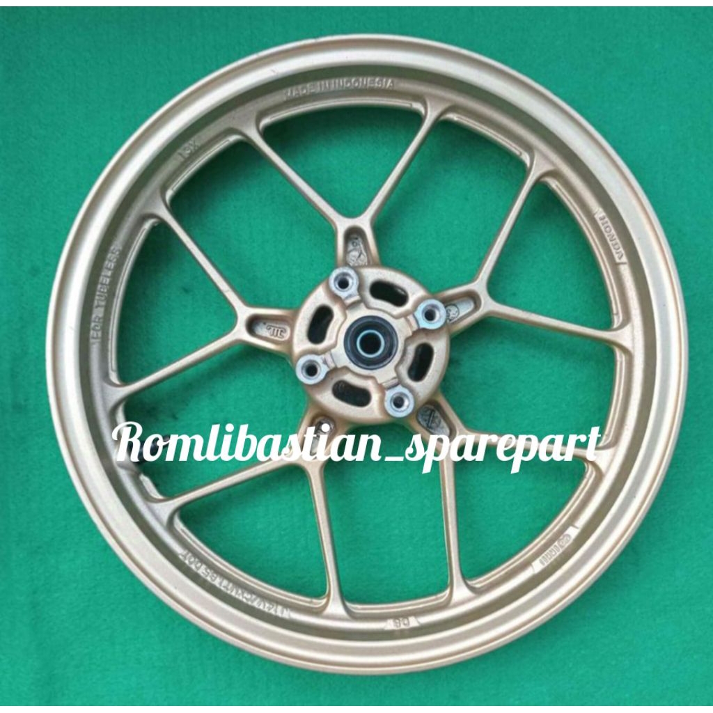 VELG DEPAN VARIO 125 WARNA GOLD PNP VARIO 150 ORIGINAL
