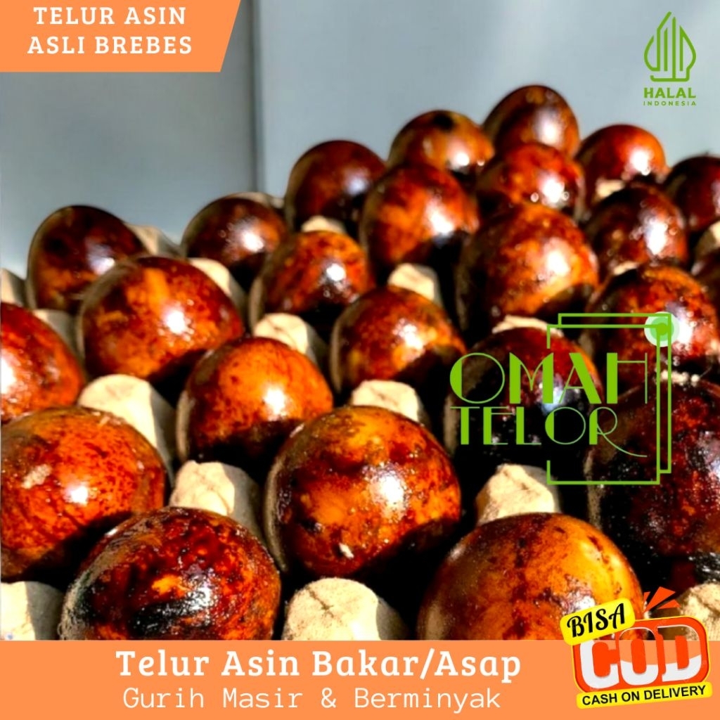

Termurah 20 Butir Telor Asin Bakar brebes asli / Terlaris Telur Asin Rebus 10 Butir Terlaris