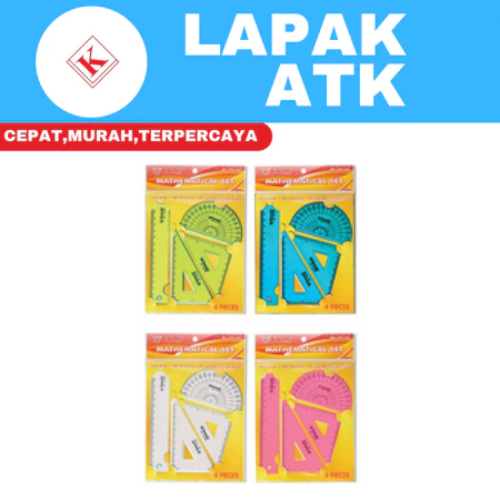 

Penggaris Butterfly Mathematical Set BT-172-05/ Set Penggaris matematika butterfly +
