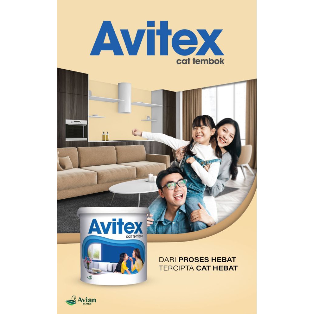 AVITEX Cat tembok / Cat Dinding / Cat plafond 5kg